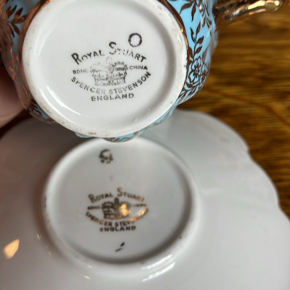 💚7 piece bundle of floral demitasse, coffee, tea cup & saucer espresso w/stand - Picture 9 of 11
